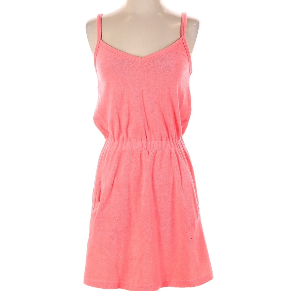 Aerie Offline Pink Terry Cloth Summer Beach Cover Up Mini Dress size M NWT - Picture 7 of 7